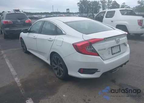 2021 Honda Civic Sport из США, поврежденный, VIN 2HGFC2F82MH541421